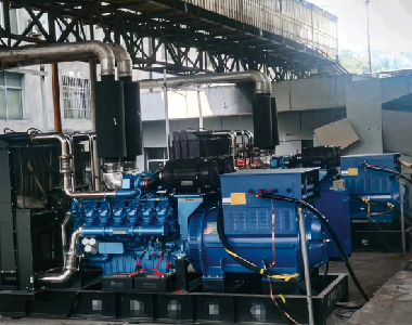 云南煤矿项目（3台1000KW10.5KV高压发电机）
